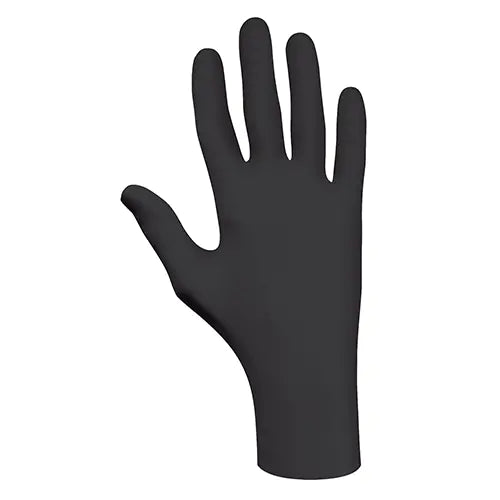 6112PF Biodegradable Gloves, Medium, Nitrile, 4-mil, Powder-Free, Black