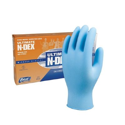 Showa N-Dex 9905PF Nitrile Powder Free Disposable Gloves 6 Mil 50/Bx