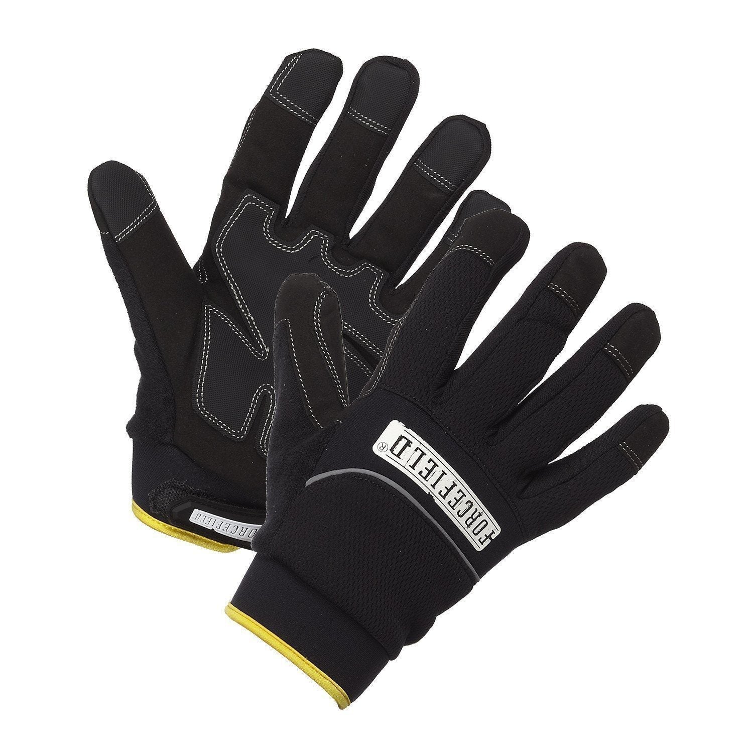 Waterproof Lined and Insulated Mechanic's Gloves - Hi Vis Safety